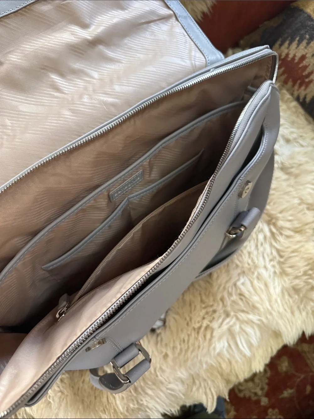 Samsonite Gray Structured Laptop Satchel